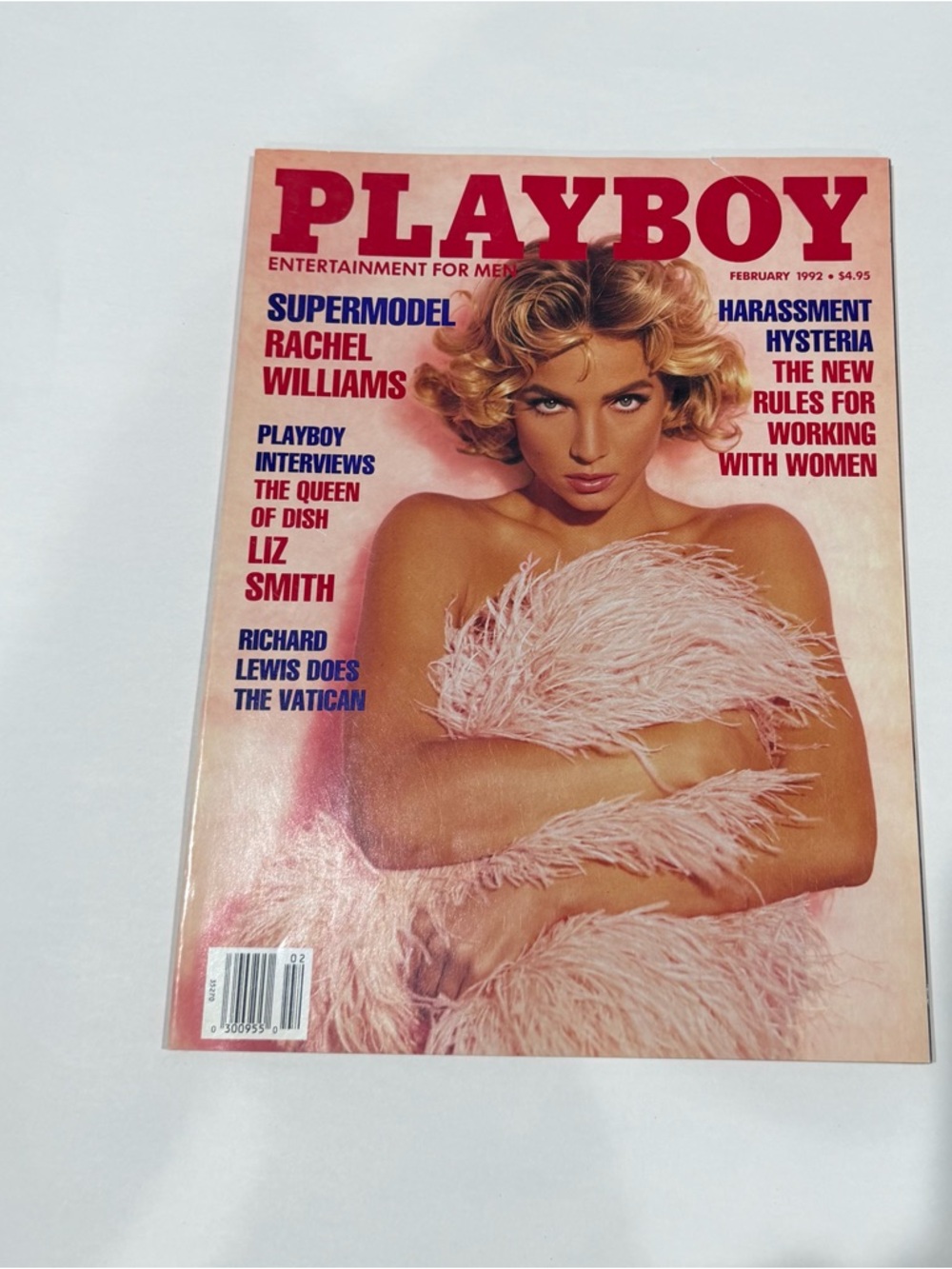 PLAYBOY Magazine with Teal & Yellow Cover Artwork